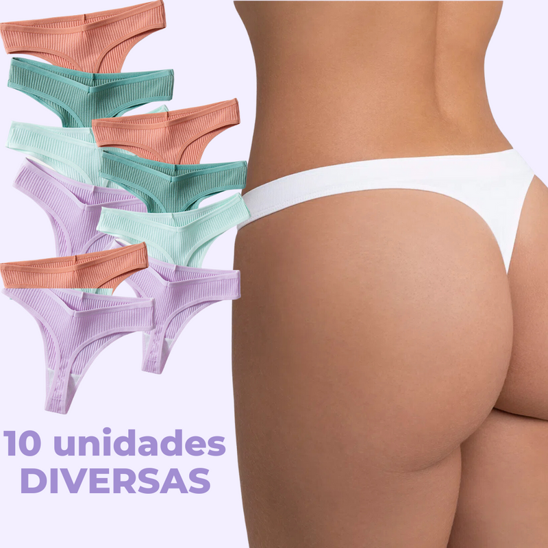 [Promoção Relâmpago - Pague 5 Leve 10] Calcinhas Bliss Premium® - FRETE GRÁTIS