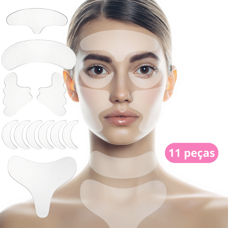 Flex Beauty - Patches reutilizáveis de silicone