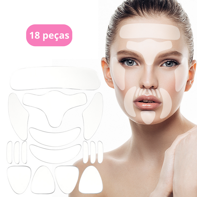 Flex Beauty - Patches reutilizáveis de silicone