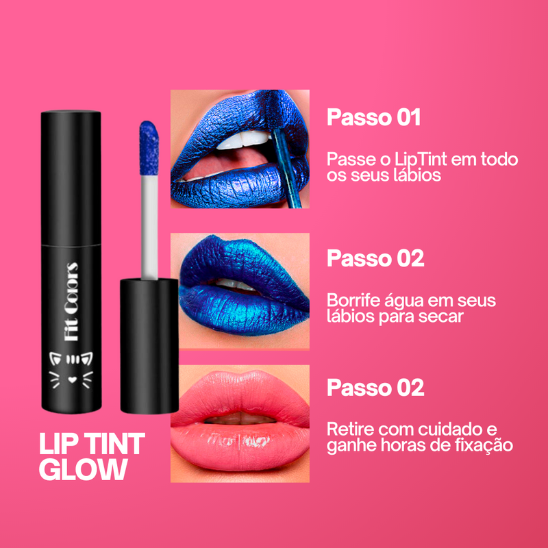 (COMPRE 1 e LEVE 2) Lip Tint Glow - Efeito Micropigmentação 24H