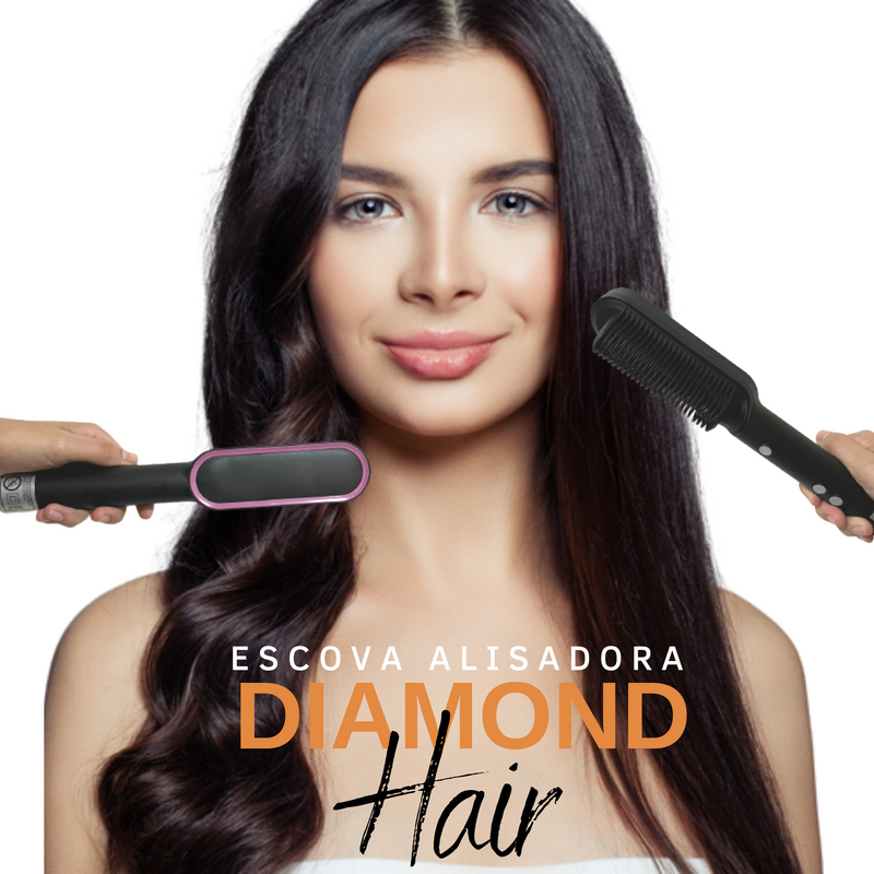 Escova Alisadora Diamond Hair