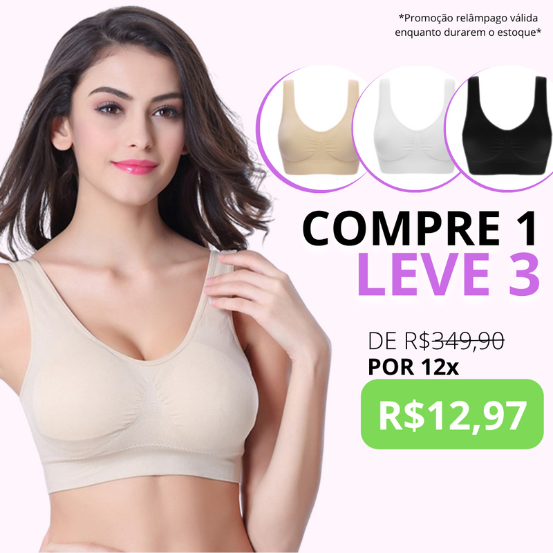 Sutiã MaxComfort - Kit Promocional (Compre 1, Leve 3)