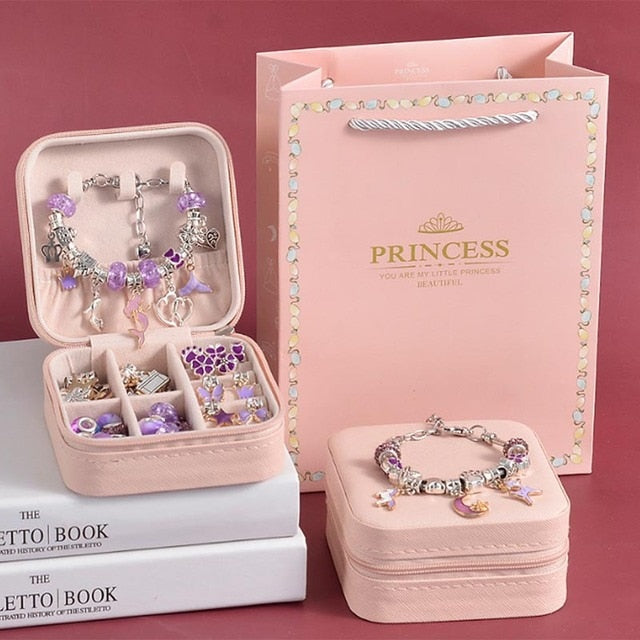 Kit de Pulseira Bella Kids - Brinde Porta Joia