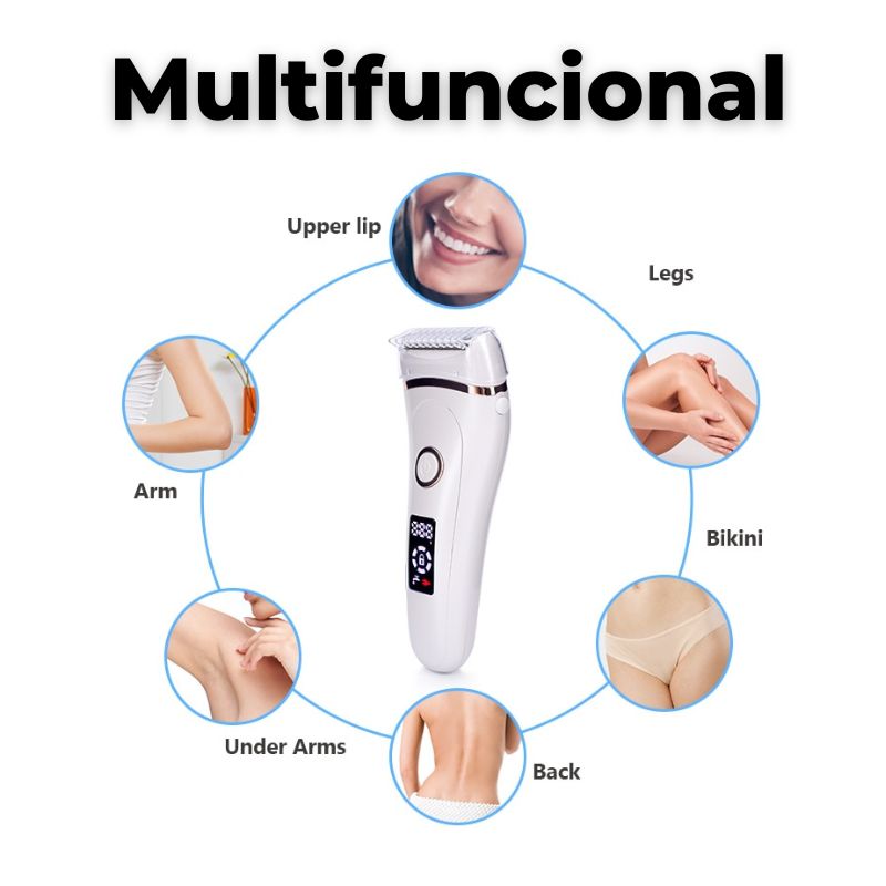 Depilador Elétrico Feminino Multifuncional