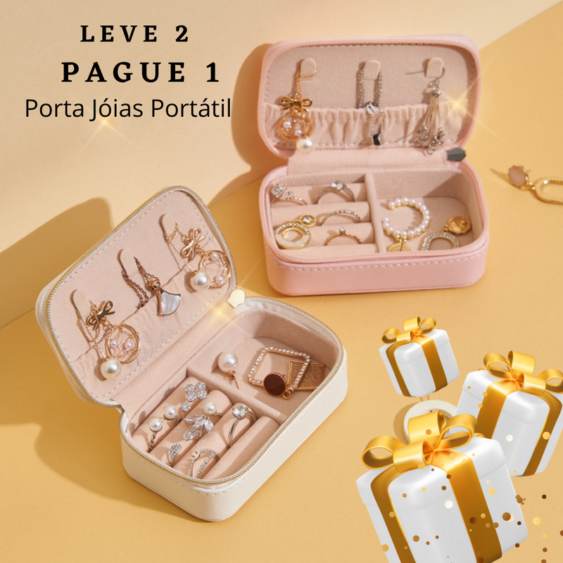 Porta Joias Portátil travel | Leve 2 pague 1+ Frete Grátis + 5% off (Pix)