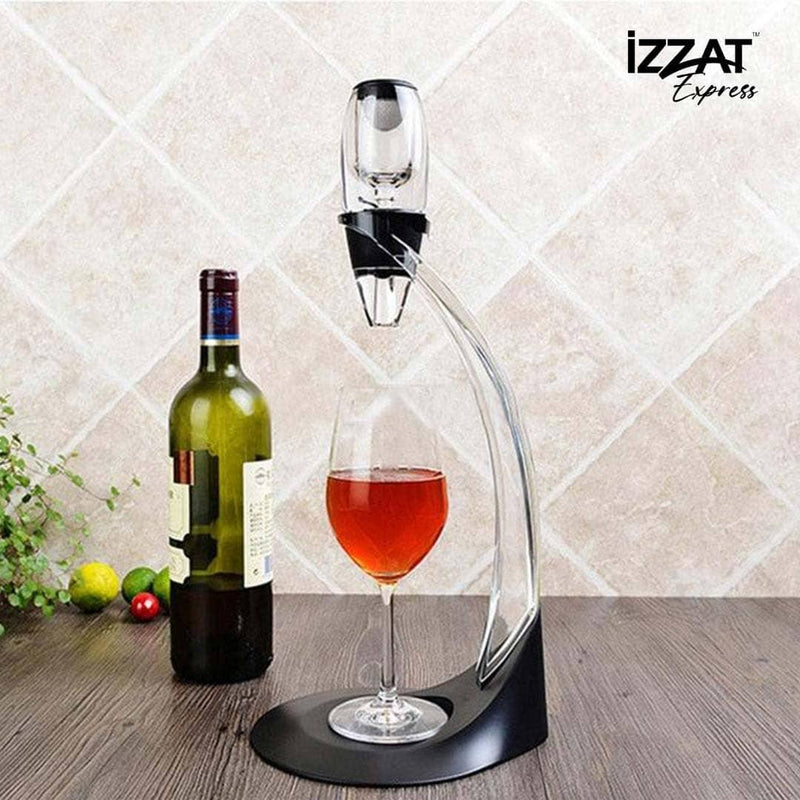 Dispensador e Aerador De Vinho Mágico Tazzi™ - Aerador + Base + Suporte + Filtro - Use Future