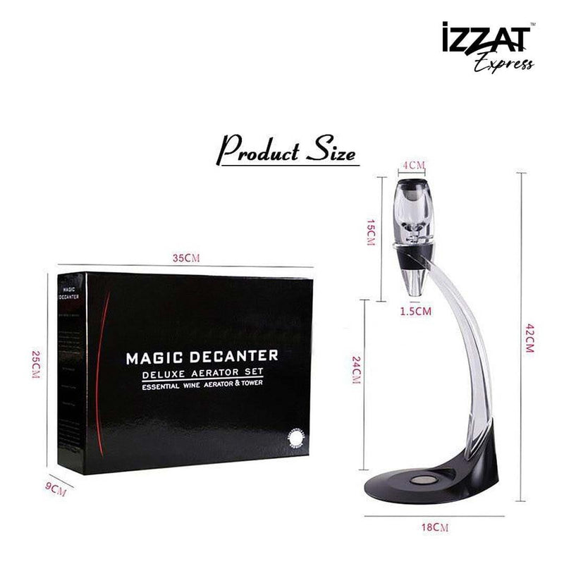 Dispensador e Aerador De Vinho Mágico Tazzi™ - Aerador + Base + Suporte + Filtro - Use Future