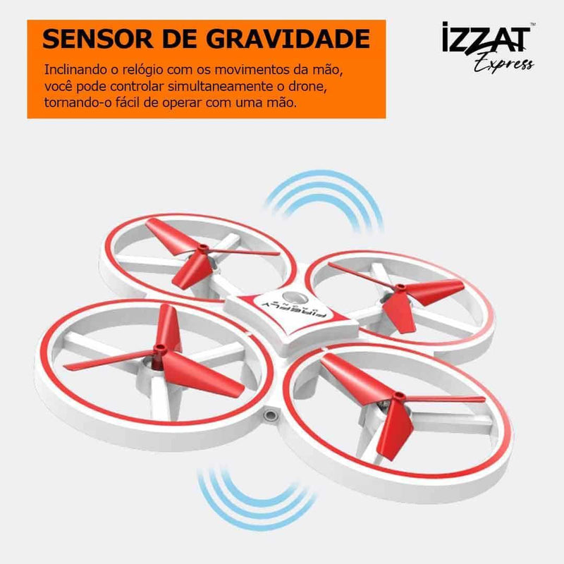 Flying Drone Tazzi™ - Mini Drone com Sensor de Movimento - Use Future