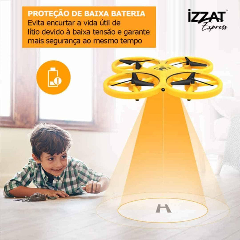 Flying Drone Tazzi™ - Mini Drone com Sensor de Movimento - Use Future