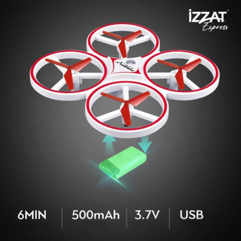 Flying Drone Tazzi™ - Mini Drone com Sensor de Movimento - Use Future