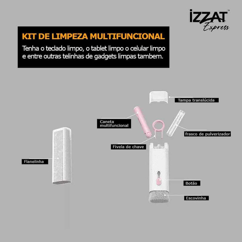 Kit De Limpeza Multifuncional 7 em 1 - Use Future