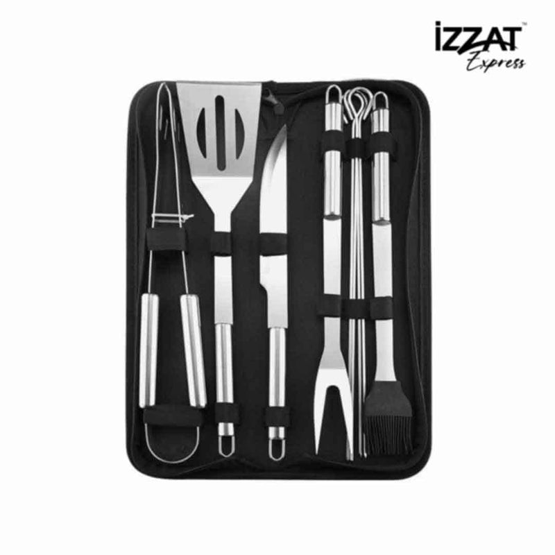 Kit de Utensílios para Churrasco Profissional Tazzi™ - Use Future