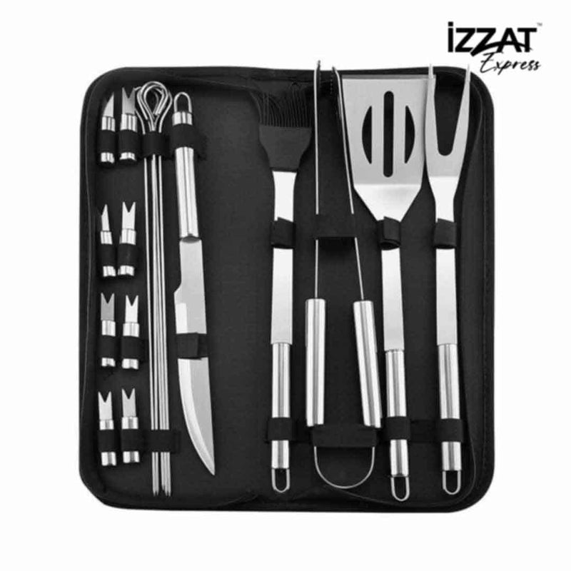 Kit de Utensílios para Churrasco Profissional Tazzi™ - Use Future