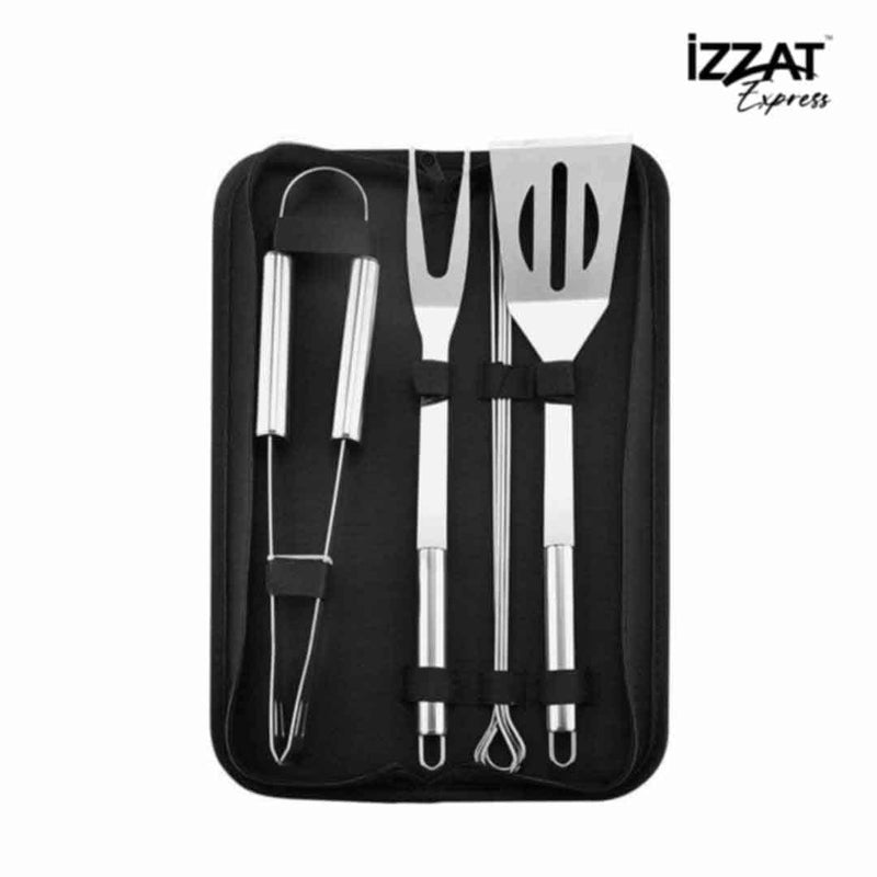 Kit de Utensílios para Churrasco Profissional Tazzi™ - Use Future