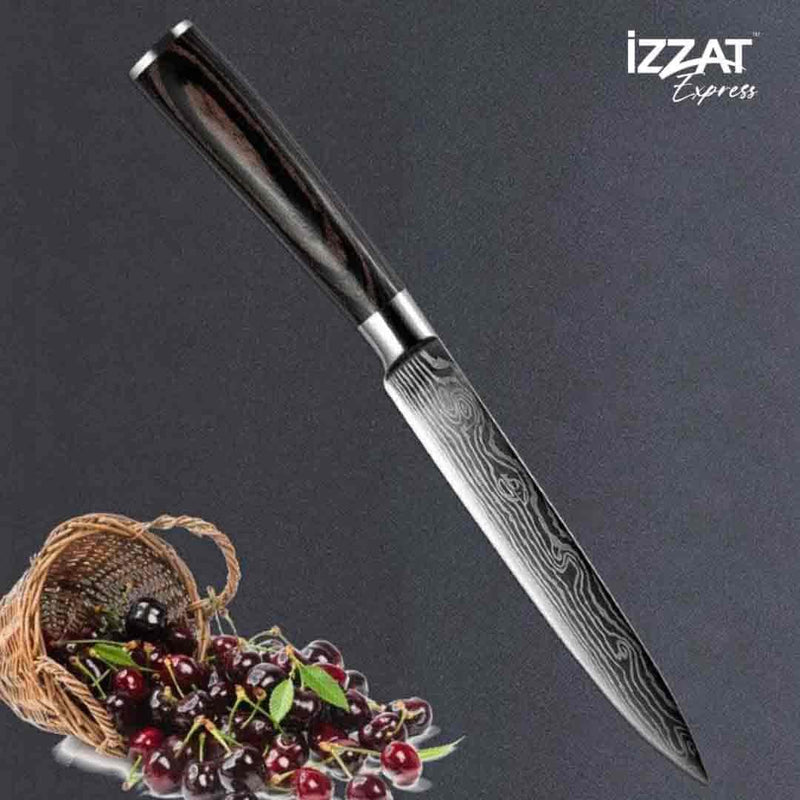 Kit Facas para Cozinha Profissional Aço Inoxidável Tazzi™ - Use Future