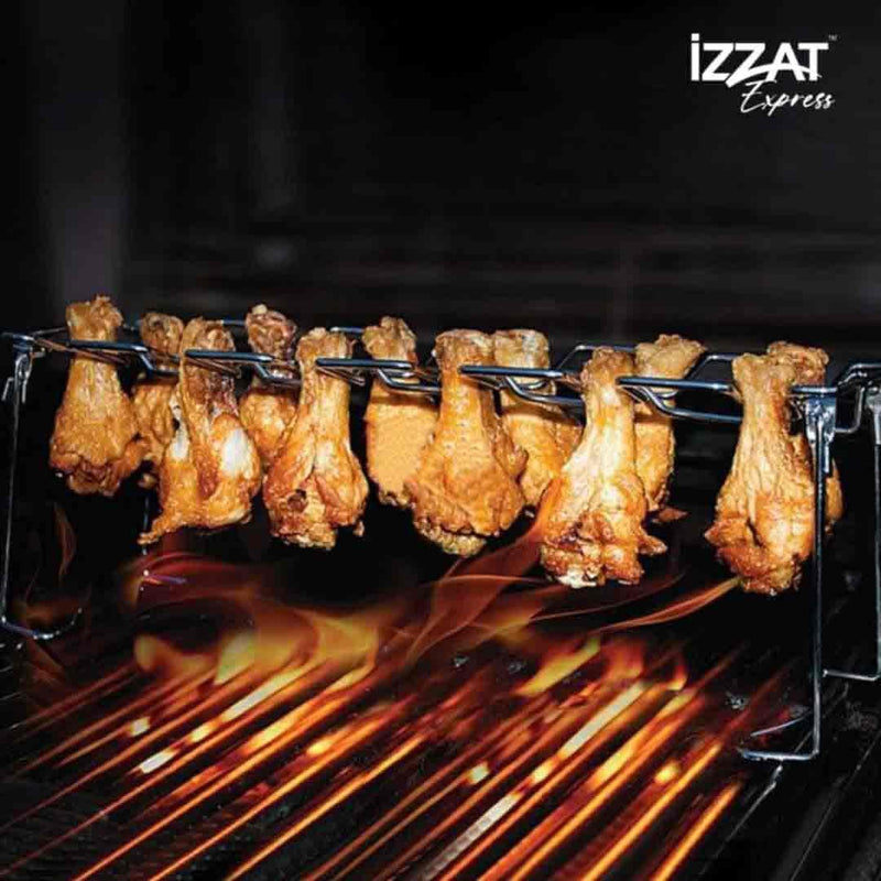 Suporte Churrasco Rack para Frango Assado Tazzi™ - Use Future