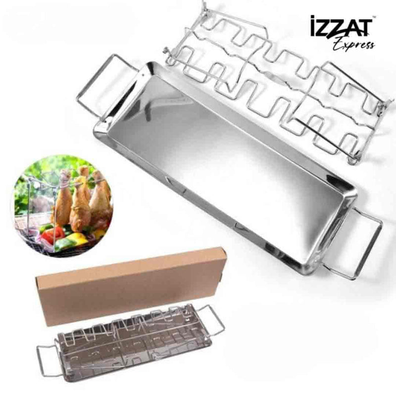 Suporte Churrasco Rack para Frango Assado Tazzi™ - Use Future