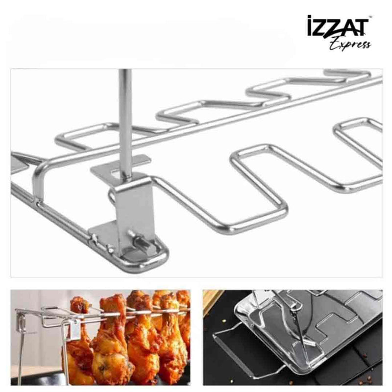 Suporte Churrasco Rack para Frango Assado Tazzi™ - Use Future