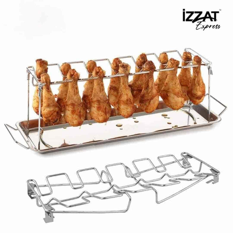 Suporte Churrasco Rack para Frango Assado Tazzi™ - Use Future