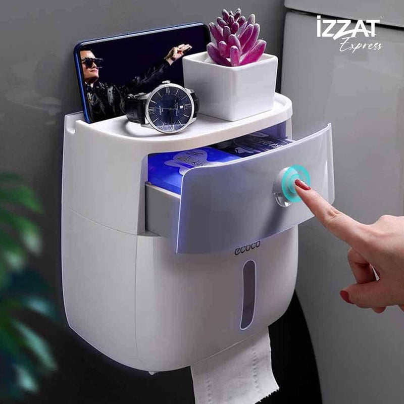 Suporte Para Papel Higiênico à Prova D'Água Tazzi™ - Use Future