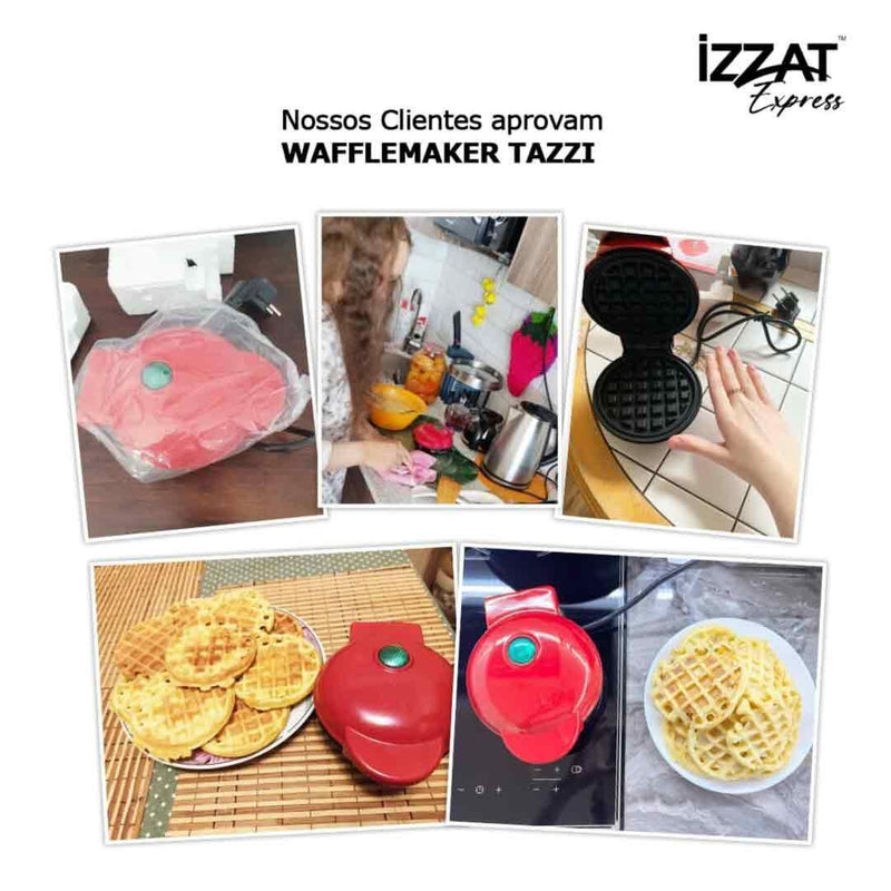 WaffleMaker Tazzi™ - Mini Máquina de Waffles - Use Future