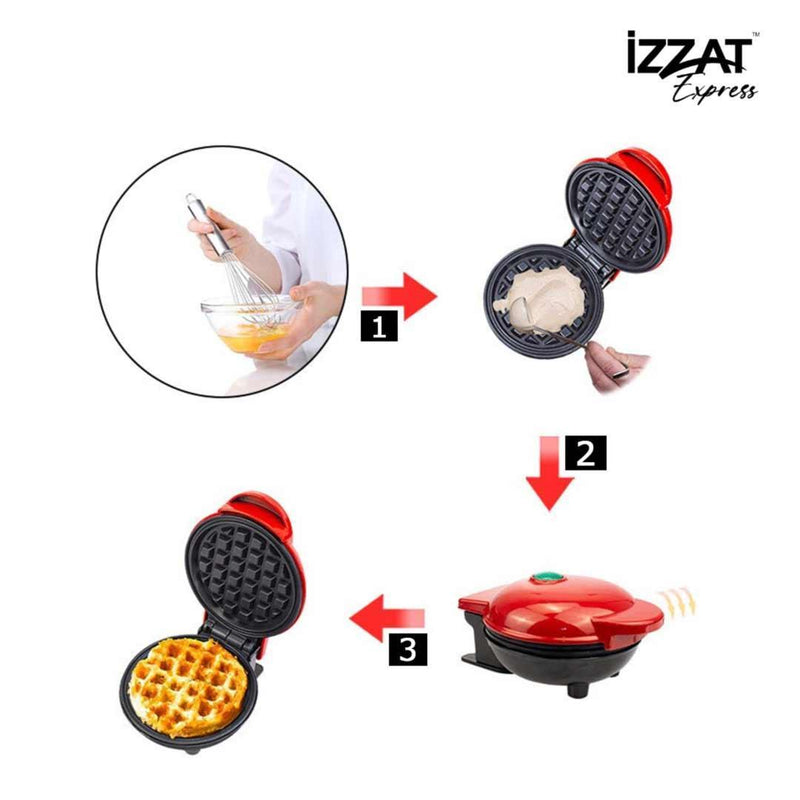 WaffleMaker Tazzi™ - Mini Máquina de Waffles - Use Future