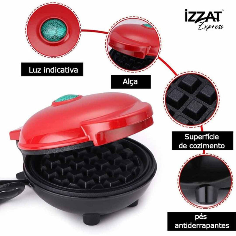 WaffleMaker Tazzi™ - Mini Máquina de Waffles - Use Future