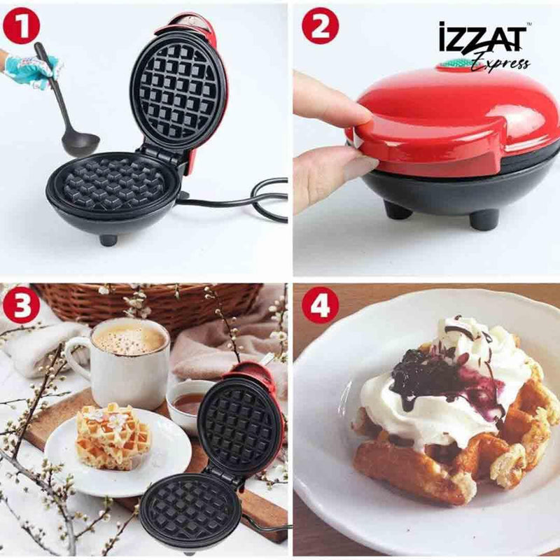 WaffleMaker Tazzi™ - Mini Máquina de Waffles - Use Future